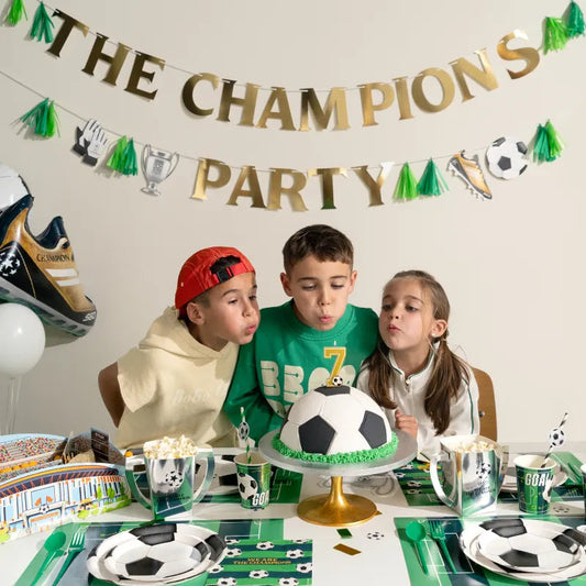 Grinalda The Champions Party Futebol, festa de aniversário