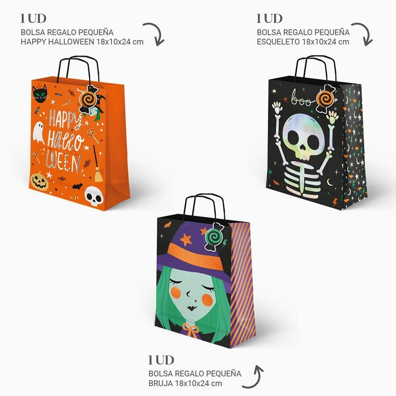 Saco de Oferta Halloween Sortido (18 x 10 x 24 cm)