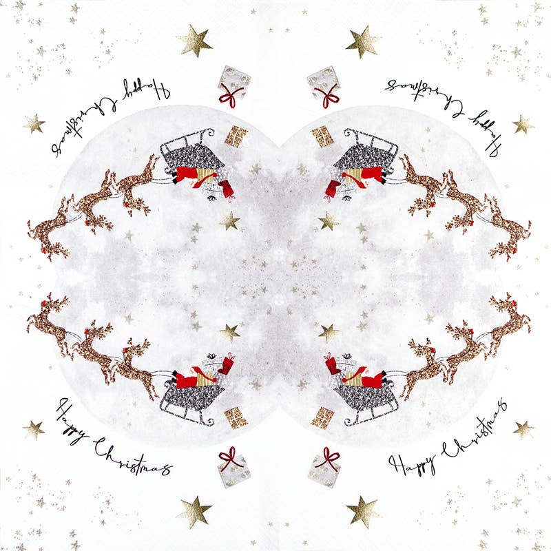 Guardanapos Trenó do Pai Natal