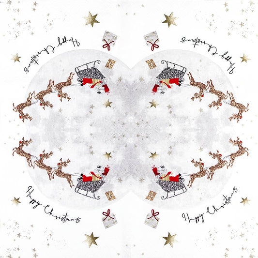 Guardanapos Trenó do Pai Natal