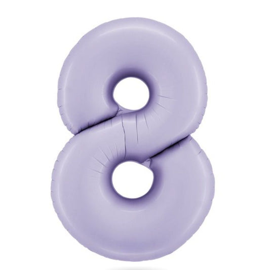 Balão Números Lilás