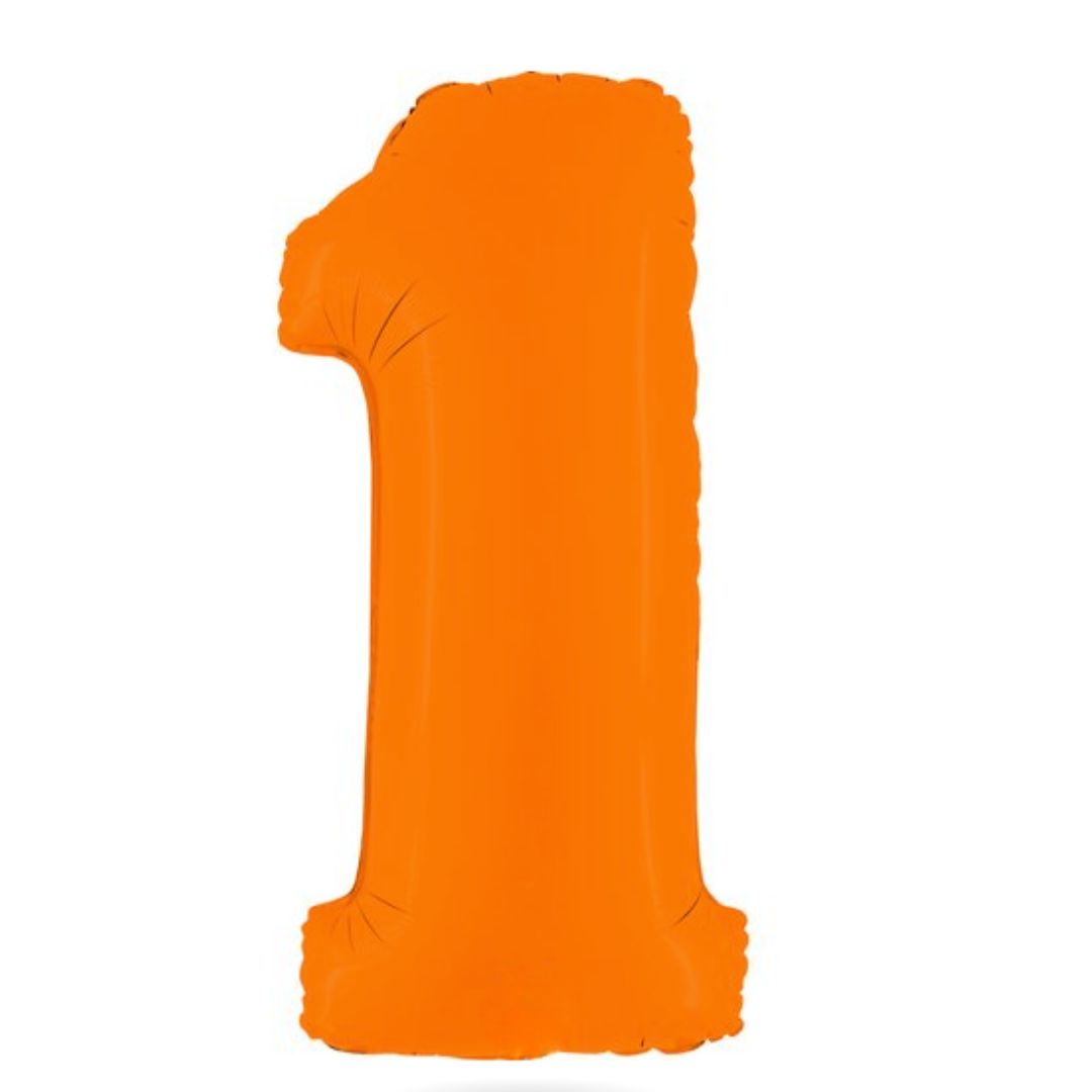 Globo Naranja Números