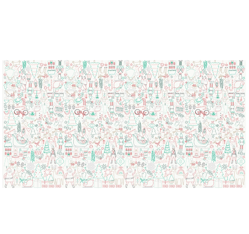 Toalha Natal para Pintar