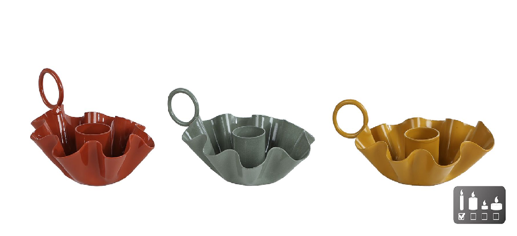 Candelabro Naomi Metal