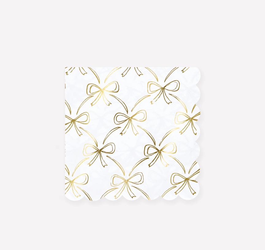 Guardanapos Laço Dourado Pequenos