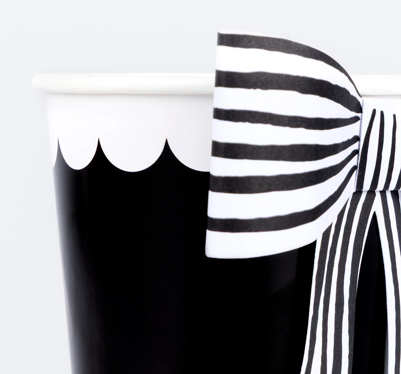 Copos Laço Preto Riscas