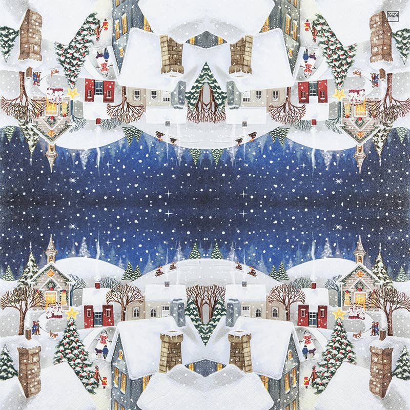 Guardanapos de Natal Aldeia de Natal