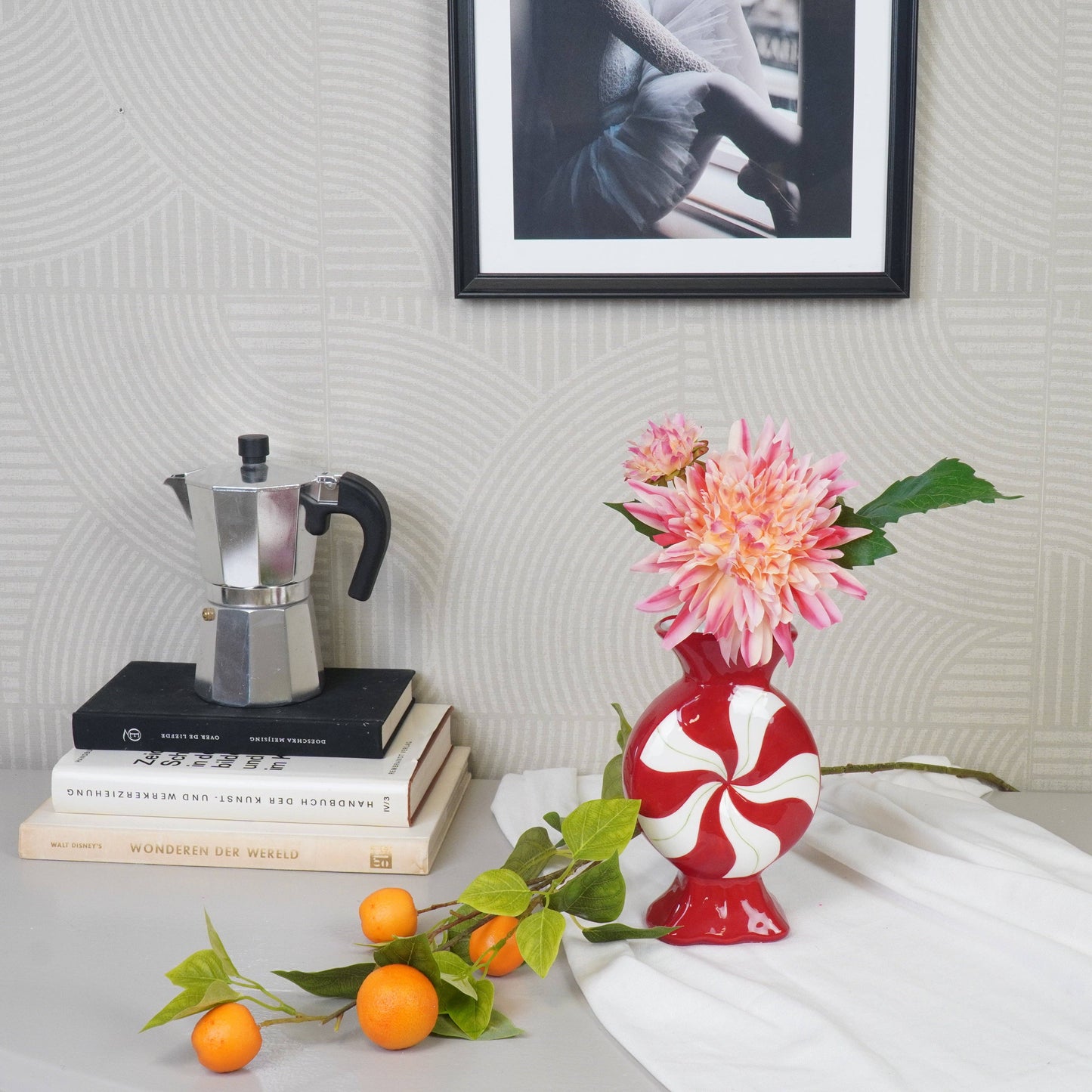 Vaso Rebuçado Vermelho