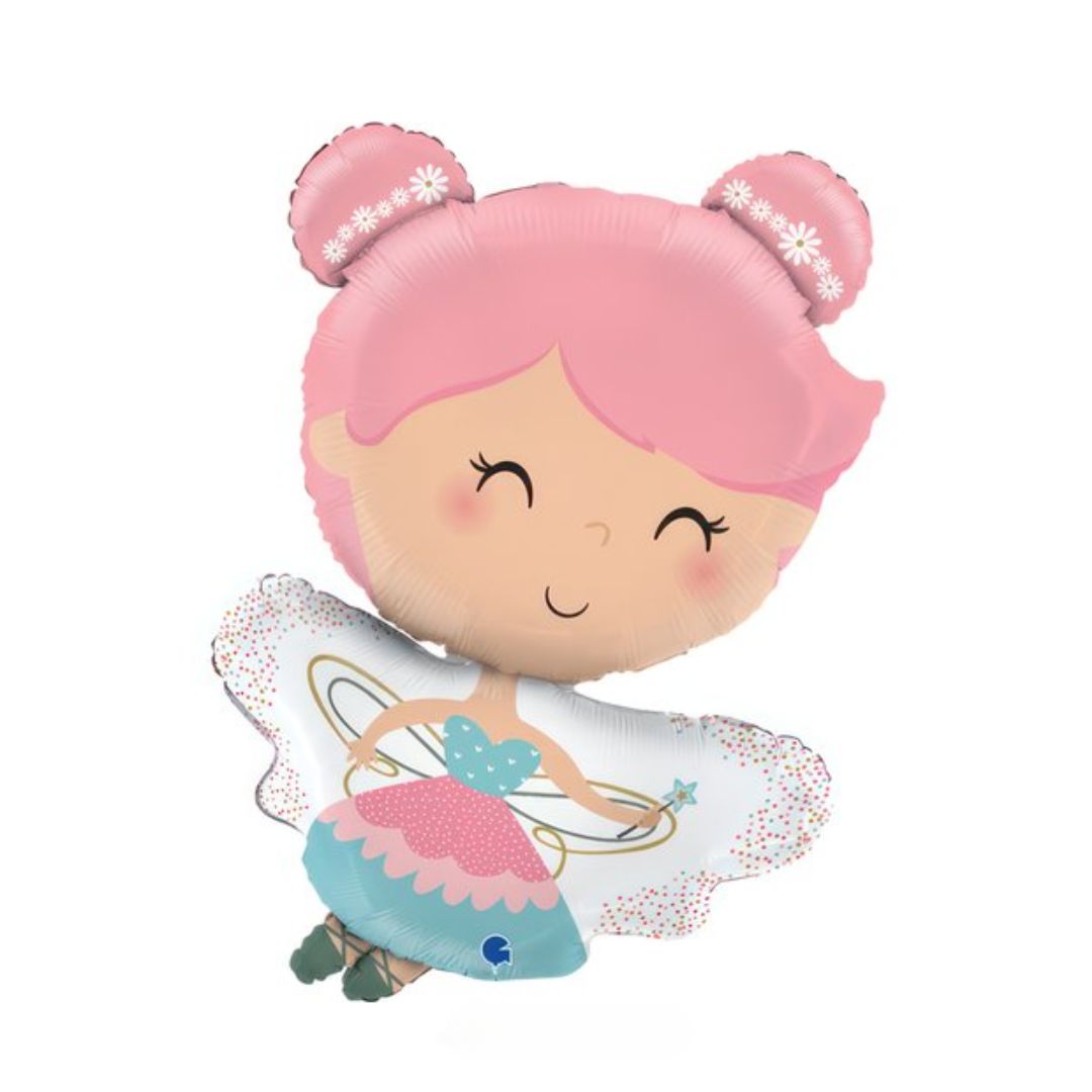 Balão em forma de Fadinha, com 69cm após enchimento.
Apto para enchimento com hélio ou ar.
Enchimento não incluído.