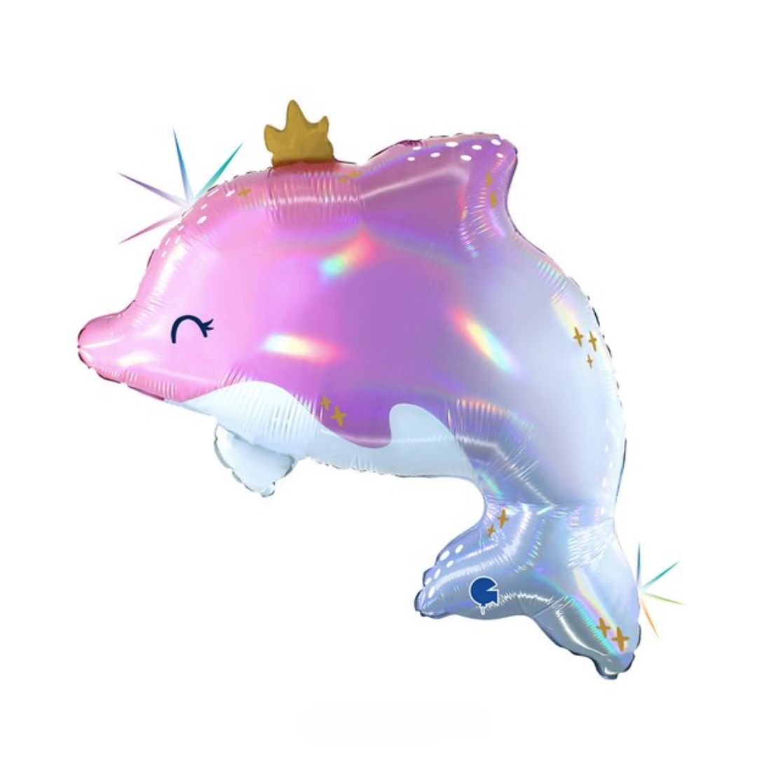 Balão em forma de Golfinho, com 69cm após enchimento.
Apto para enchimento com hélio ou ar.
Enchimento não incluído.