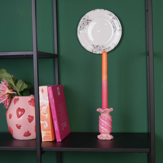 Suporte para Velas Rosa