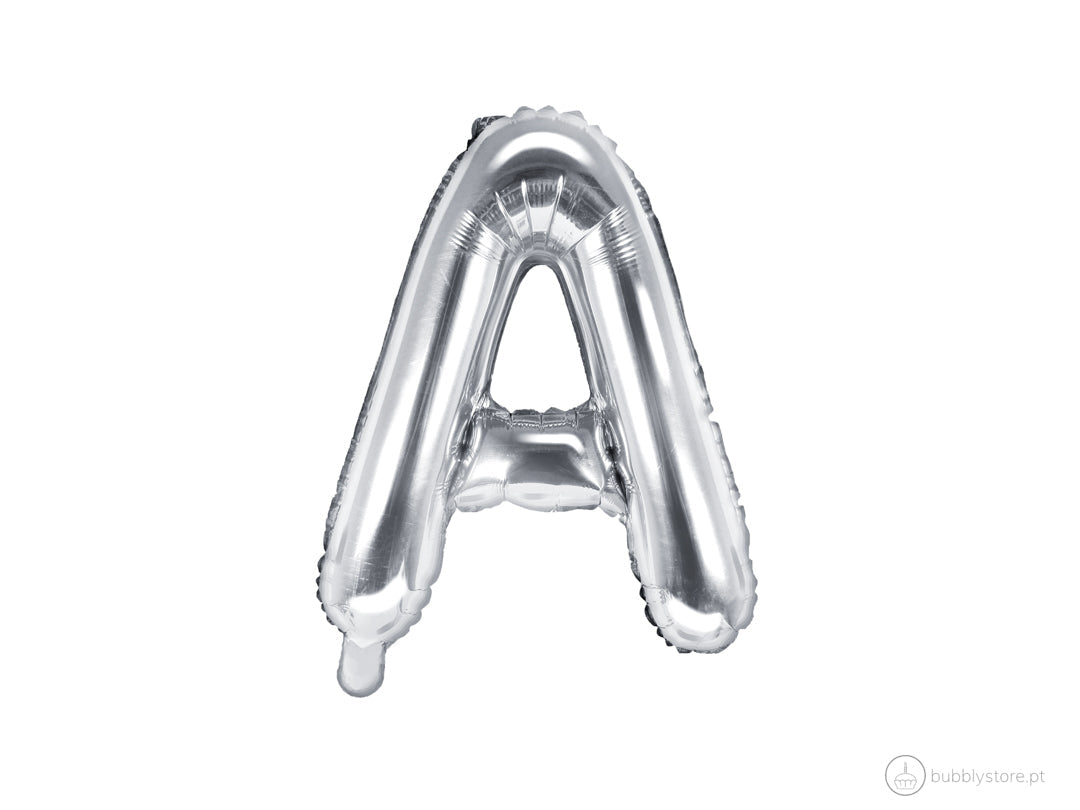 Silver Letter Balloons (A to Z)