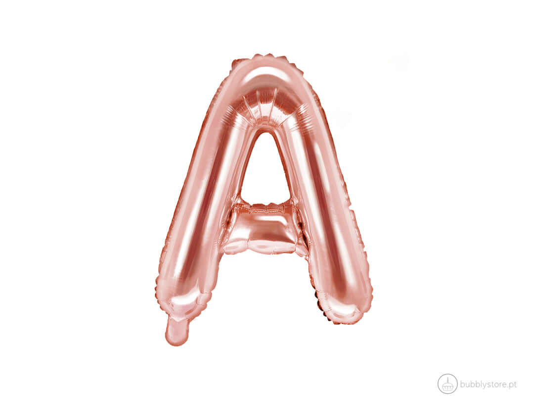 Balões Letras Rose Gold (A a Z)