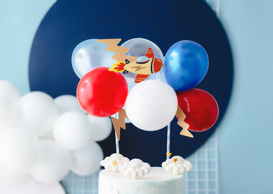 Balloons Airplanes Cake Topper
