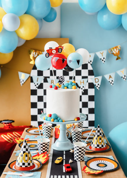 Balloon Cars Cake Topper