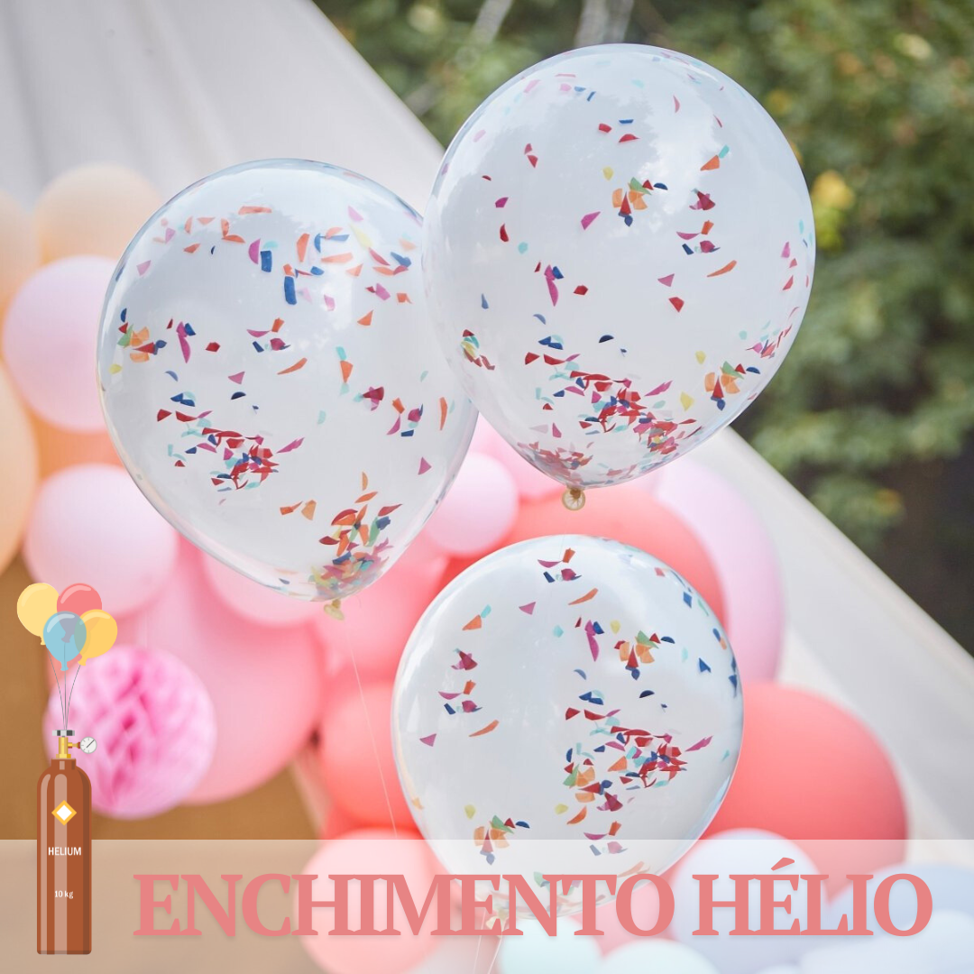 Enchimento a hélio de um balão latex de 45cm.
Válido apenas para entregas de balões na zona do Porto.