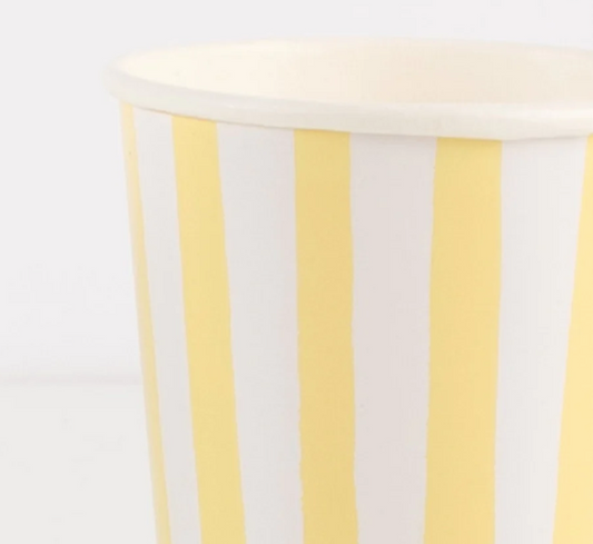 Copos Riscas Amarelas