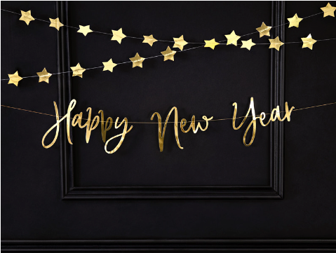 Feliz año nuevo corona