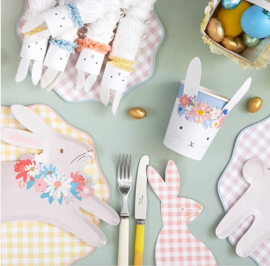 Plaid Rabbit Napkins