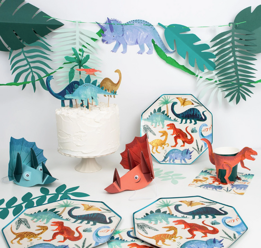 Adorno para tarta de dinosaurio