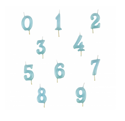 Vela de aniversário azul pastel com altura de 6cm.
Cada embalagem contém 1 unidade.