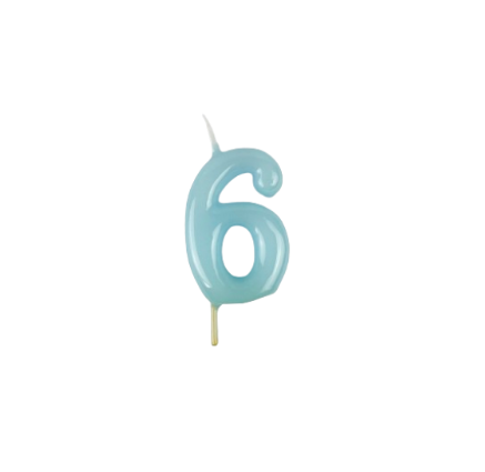 Pastel Blue Candles