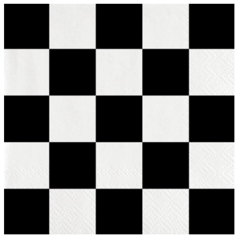 Guardanapos com padrão xadrez, com 33 x 33cm.
Cada embalagem contém 20 unidades.