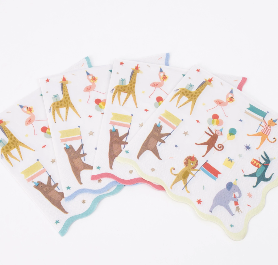 Guardanapos Parada Animais