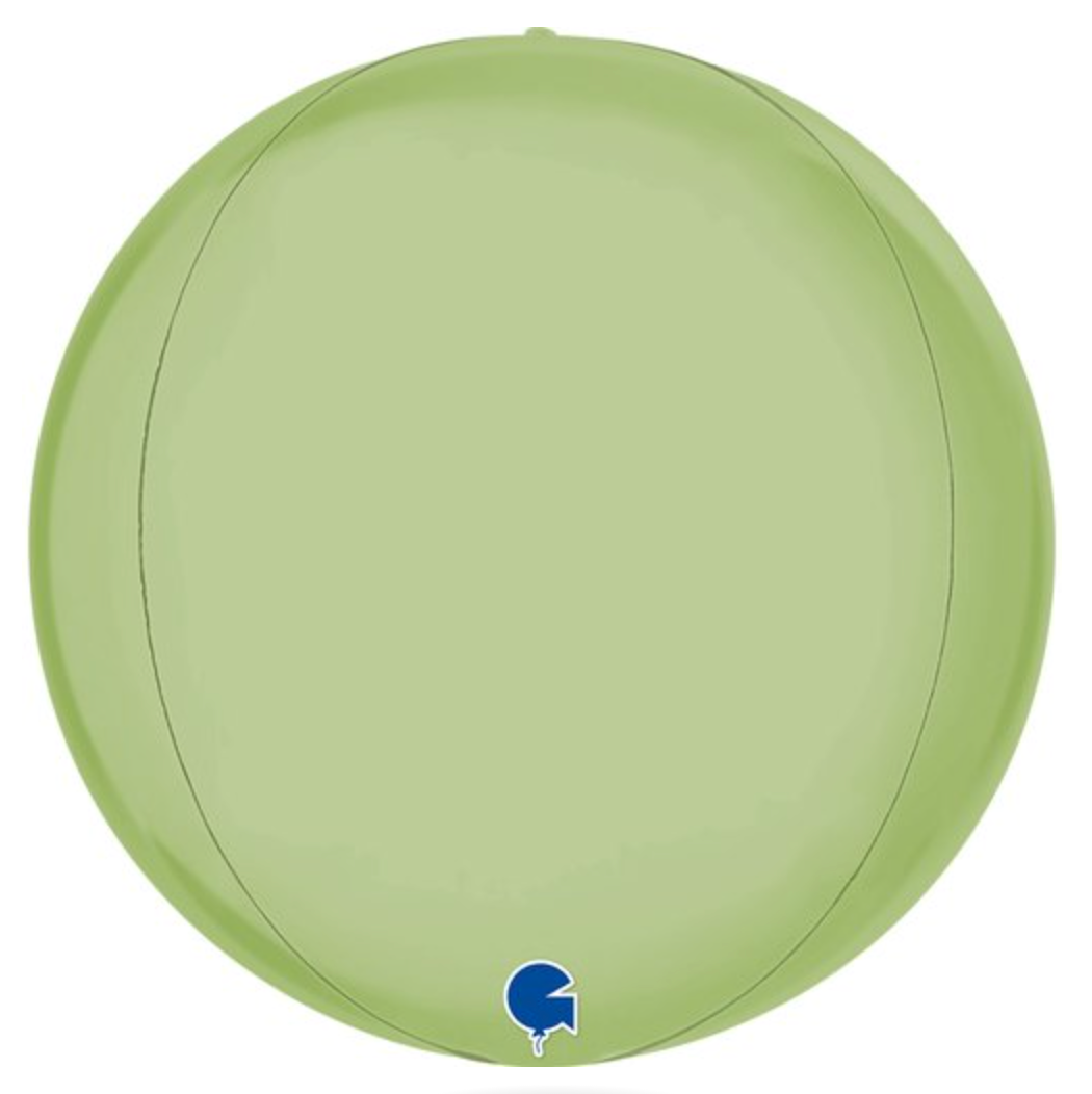 Balão Redondo Verde Oliva 4D