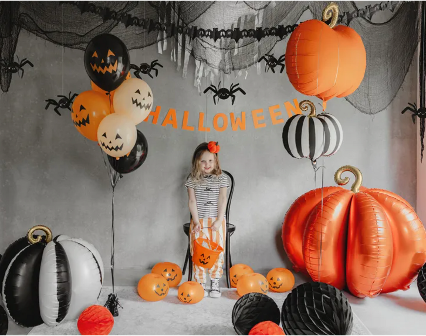 Balão Abóbora Laranja