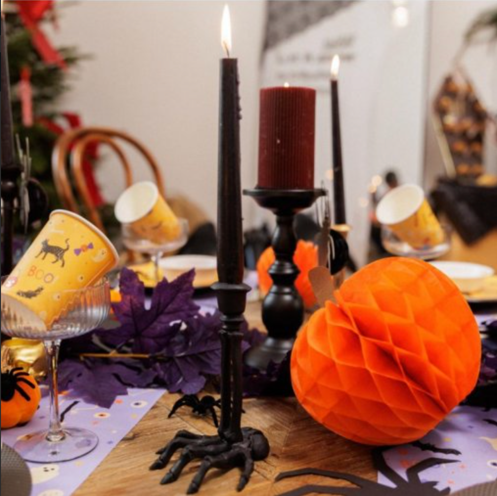 Castiçal Mão Esqueleto