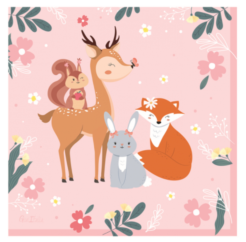 Guardanapos Animais Bosque