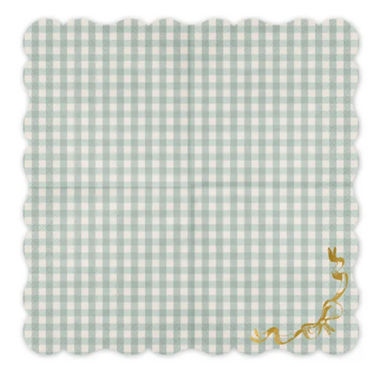 Guardanapos Vichy Verde