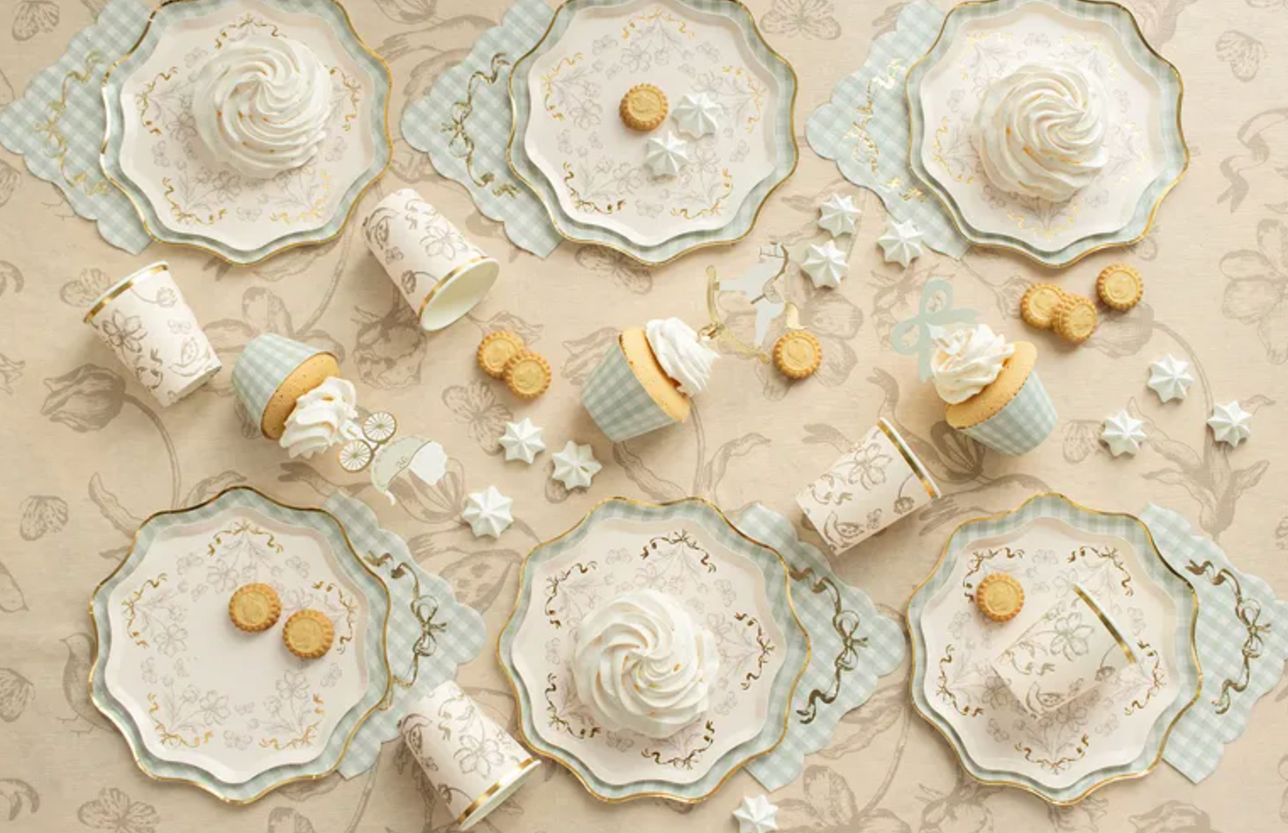 Guardanapos Vichy Verde