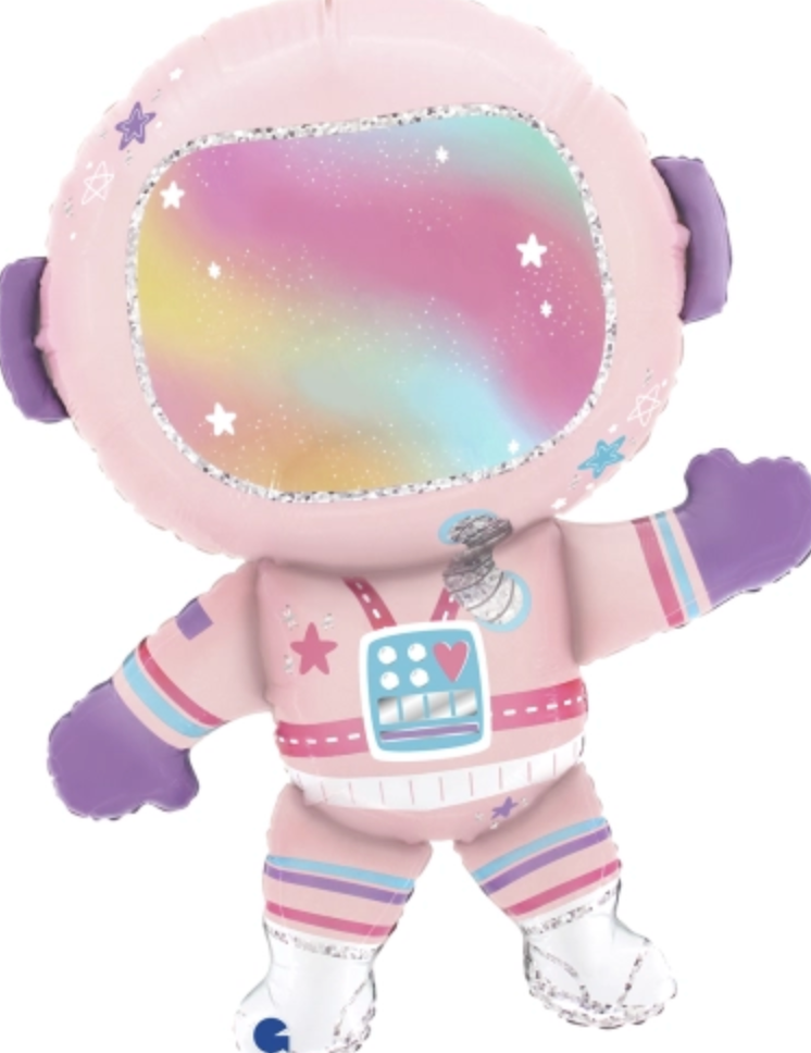 Balão Astronauta Rosa