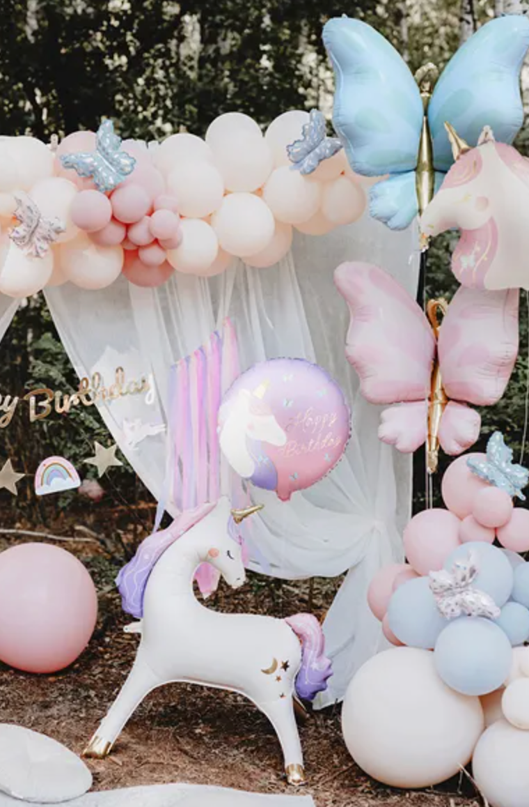 Balão Unicórnio Happy Birthday