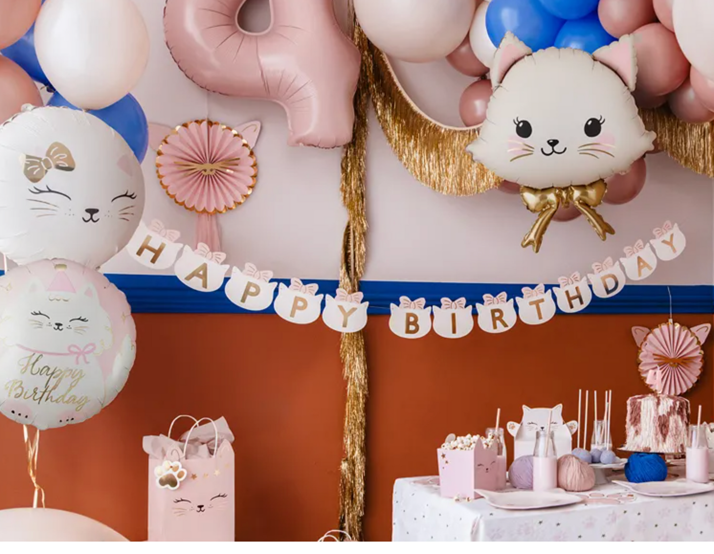 Balão Gato Happy Birthday