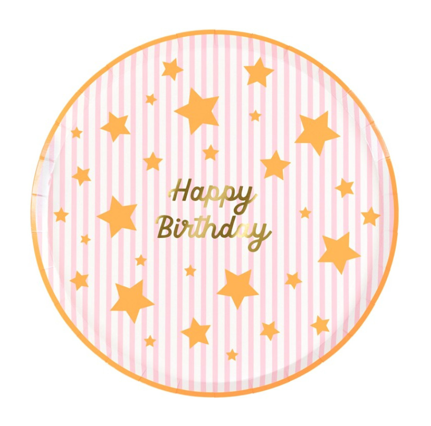 Pratos Estrelas e Riscas