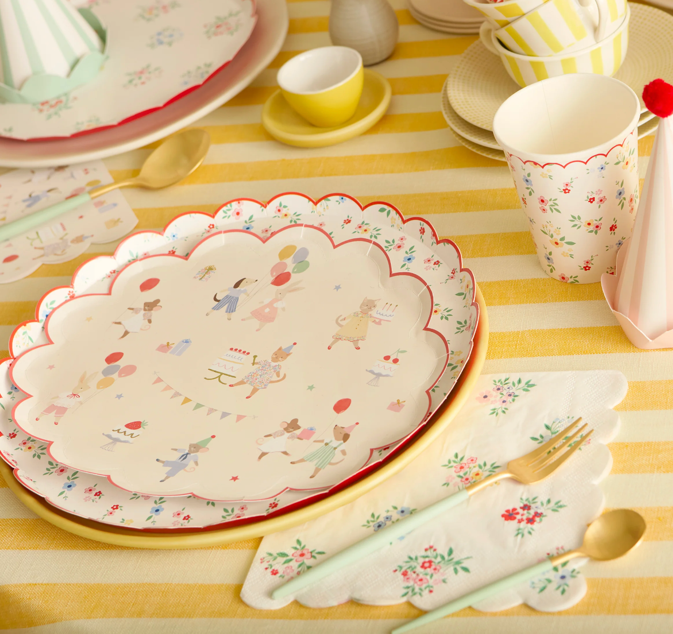 Guardanapos Grandes Flores