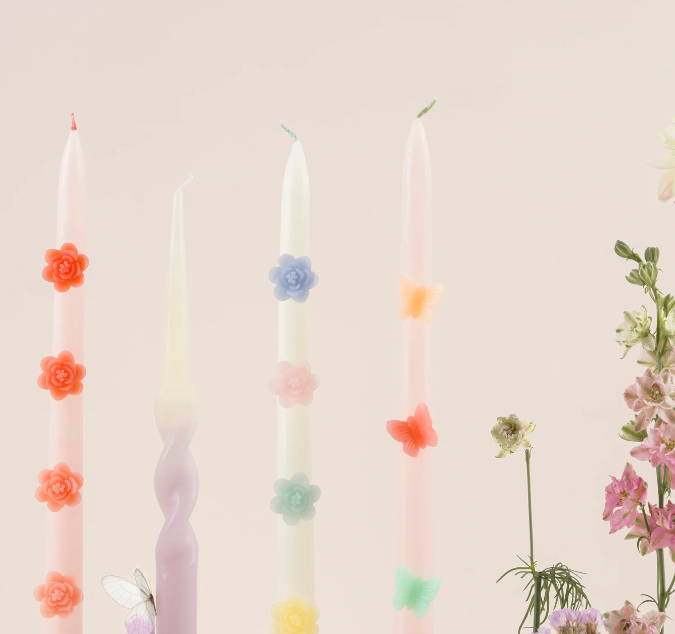 Velas de Mesa Borboletas