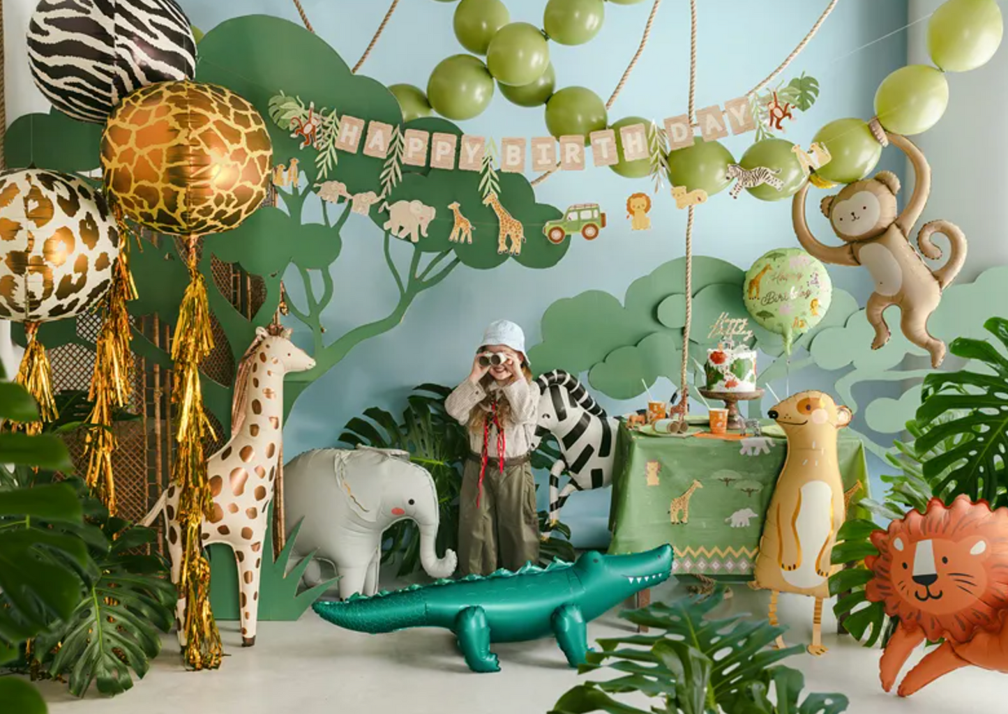 Balão Selva Happy Birthday