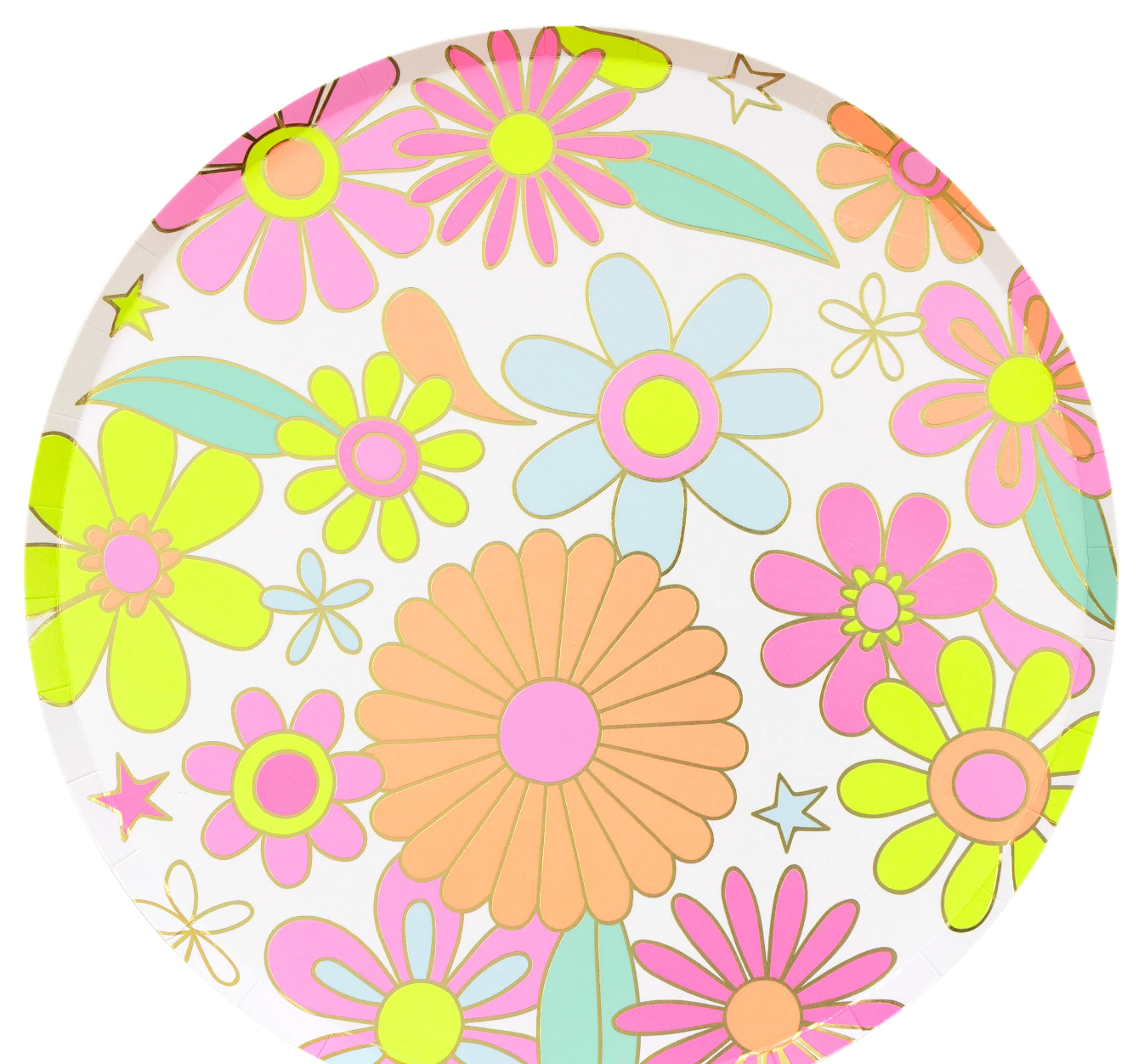 Pratos Grandes Flower Power