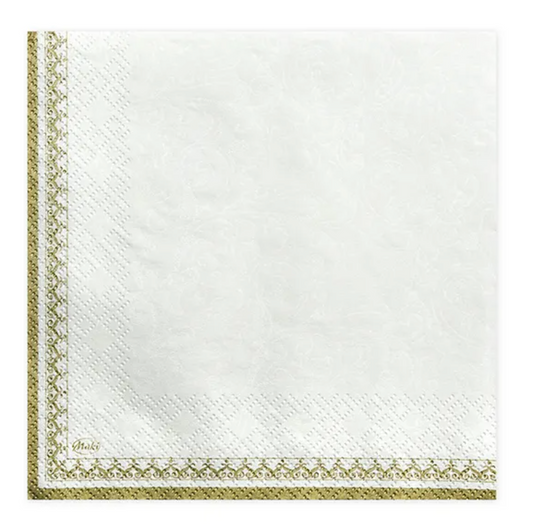Guardanapos Cálice Branco (20un)