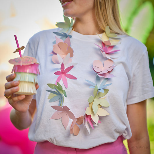 Colar Flores Tropical