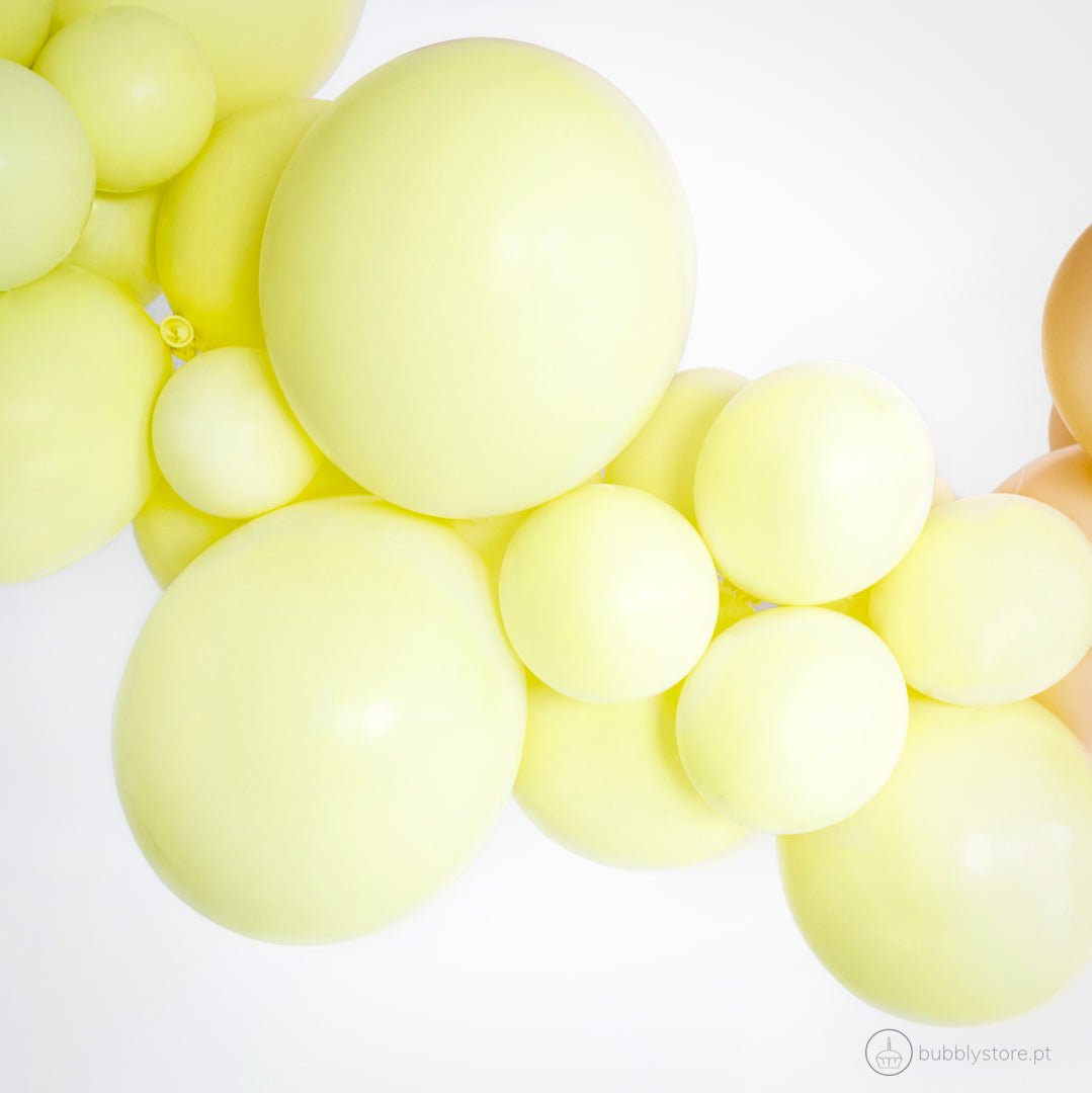 Pastel Yellow Balloons (12cm)