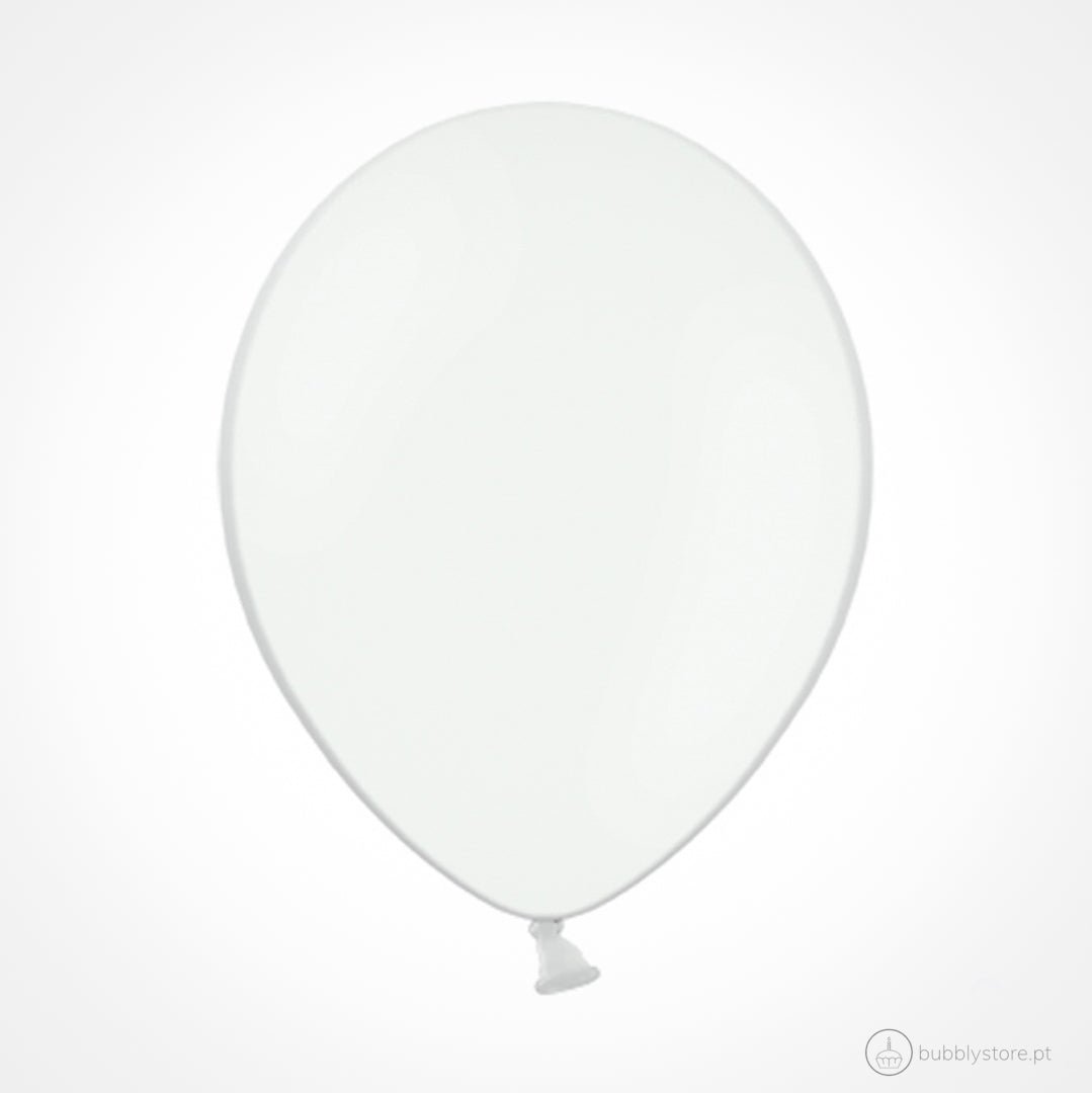 Balão Látex branco.