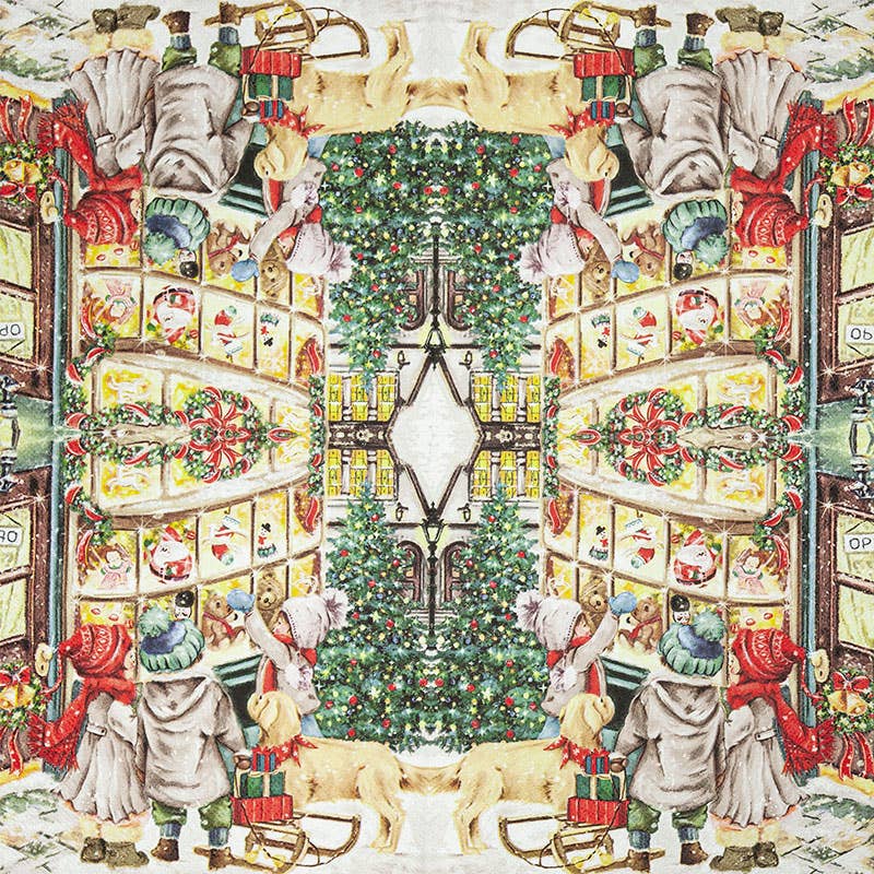 Guardanapos de Natal Loja de Brinquedos