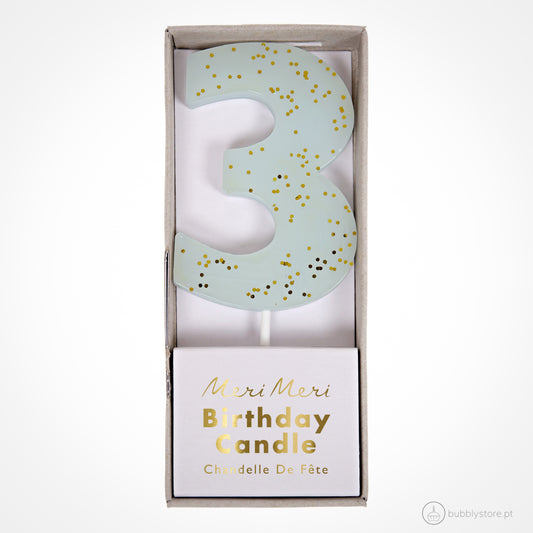 Vela Aniversário nº 3