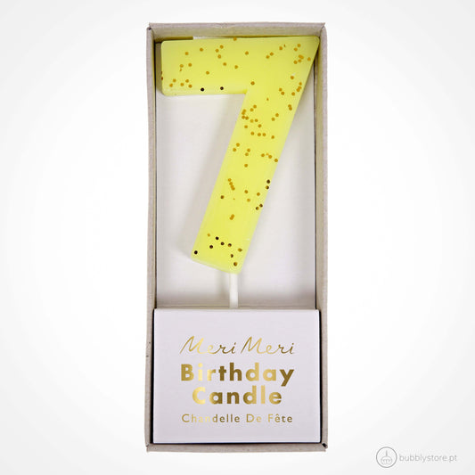 Vela Aniversário nº 7