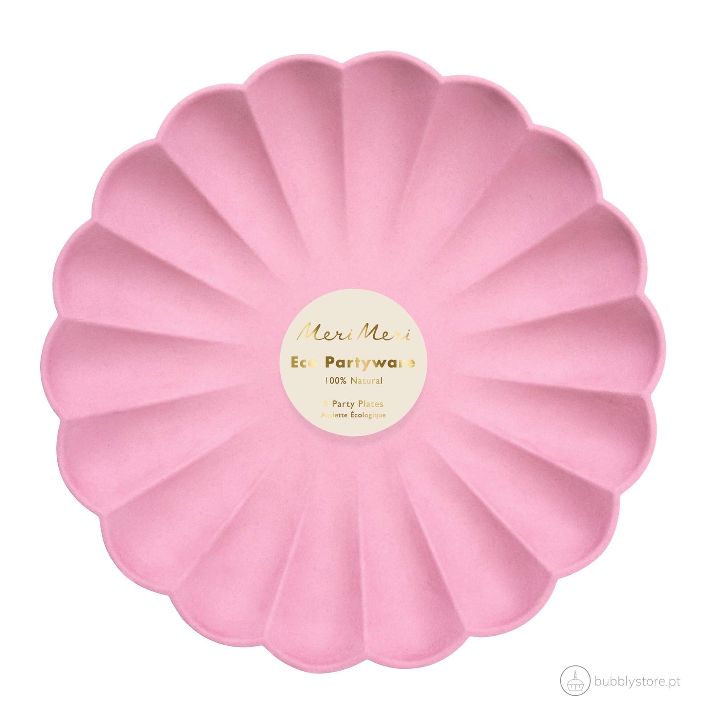 Large Dark Pink Plates